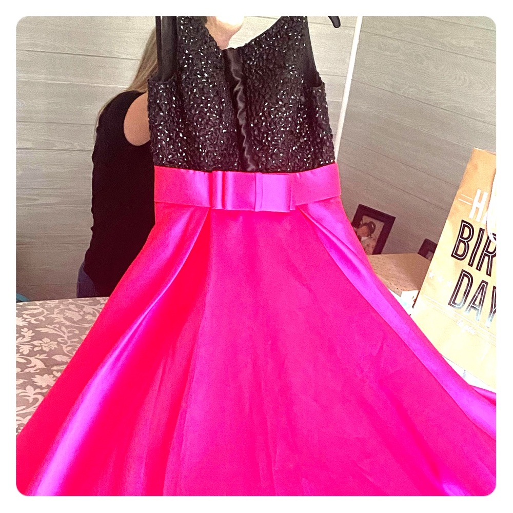 Black and pink jovani size 6